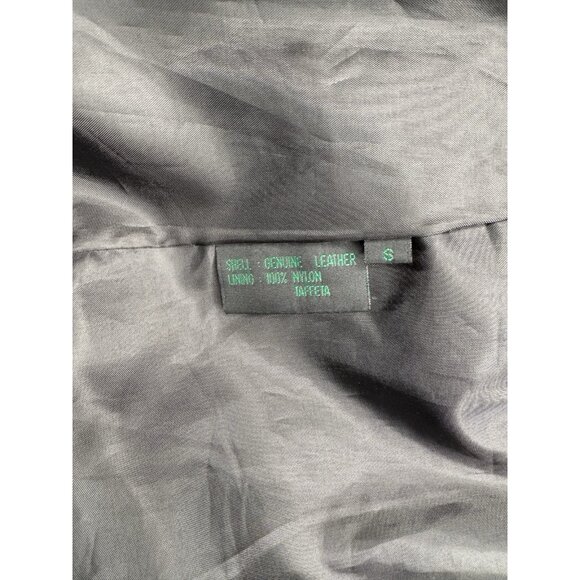 Vintage Winlit Size M Suede Fringe Jacket Black Western - Picture 13 of 13